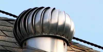 attic fan installation services with professionally installed roof ventilation unit in Baltimore, MD