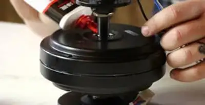 Ceiling fan motor repair and internal component adjustment in Baltimore, MD