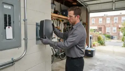 Electric vehicle charger installation with dedicated electrical circuit in Brooklyn, MD