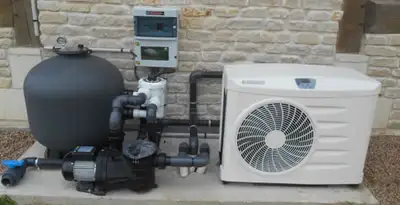 electric heater installation services with connected outdoor heating system equipment in Baltimore, MD