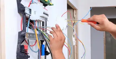 electrician services performing residential electrical panel wiring in Baltimore, MD