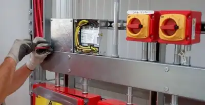 fire alarm installation service with certified electricians wiring fire alarm control equipment in Baltimore, MD