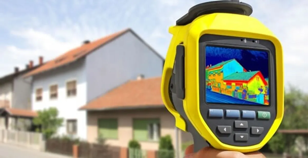 home energy audit service performing exterior thermal inspection to identify energy loss in Baltimore, MD