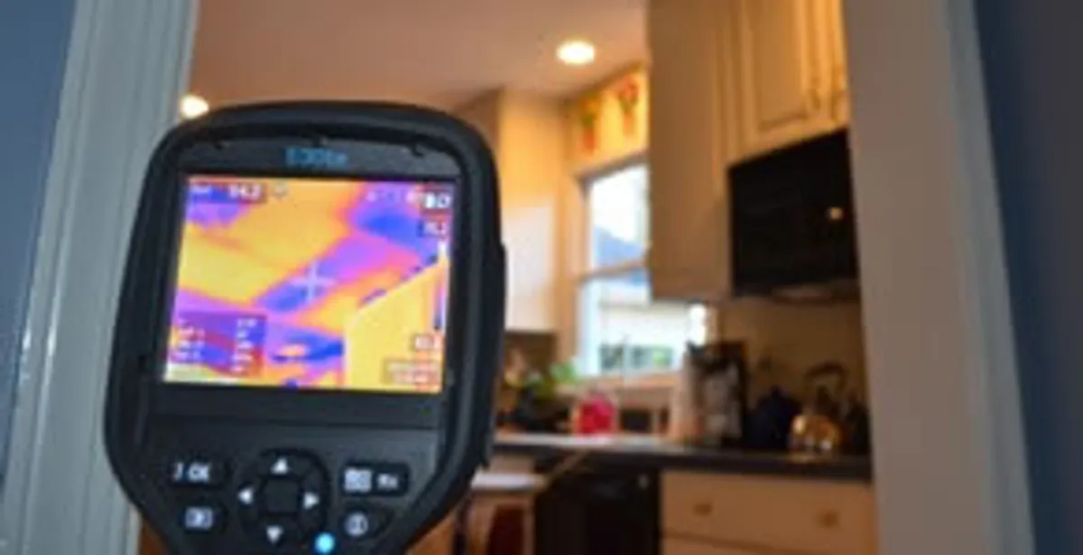 home energy audit service using thermal imaging to evaluate electrical efficiency inside a home in Baltimore, MD