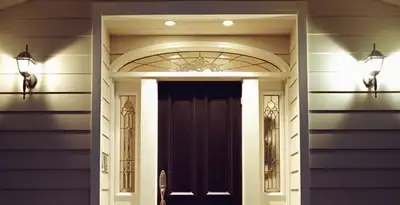 security light installation services with professionally installed entryway lighting in Baltimore, MD