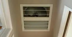 whole house fan installation services with ceiling-mounted ventilation system in Baltimore, MD